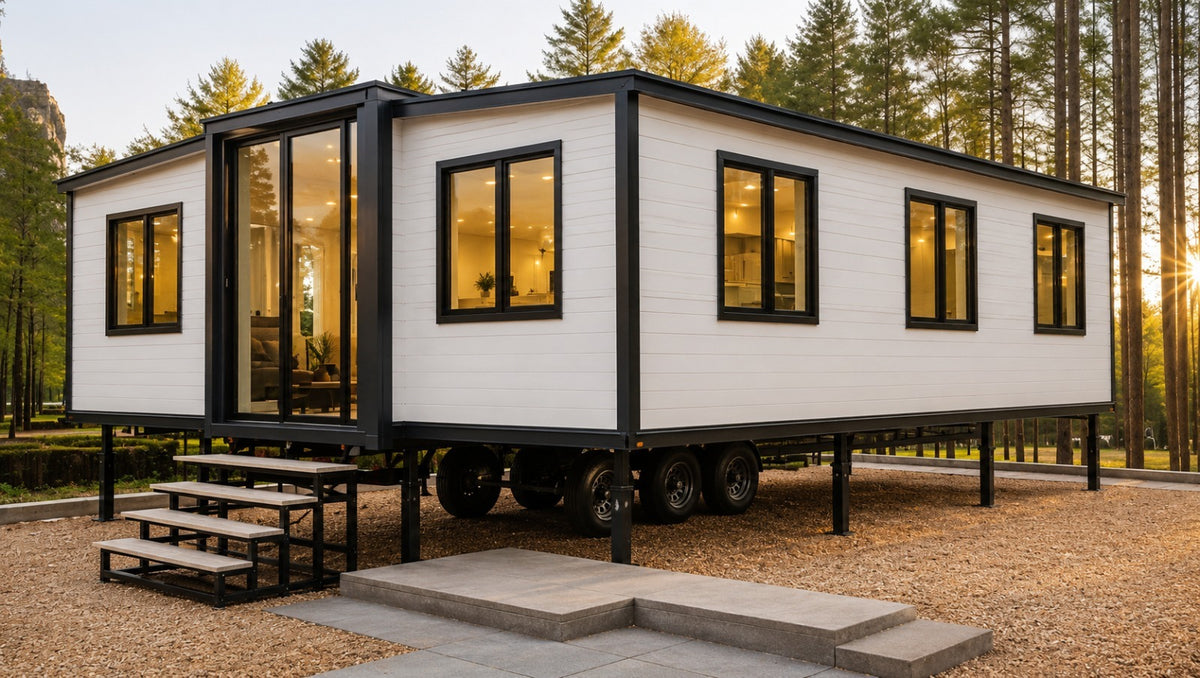 Foldable RV transformation step